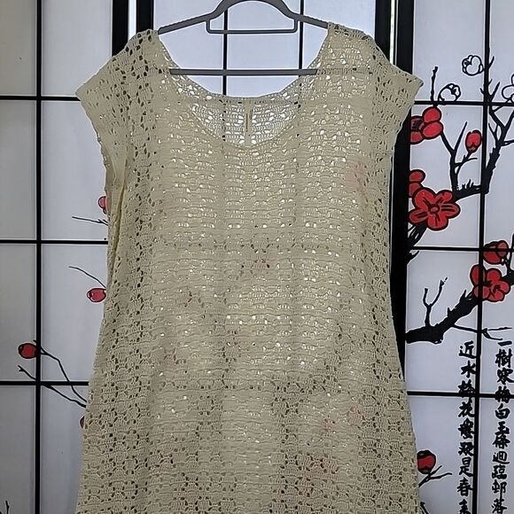 Anthropologie Brittania Crochet Midi Dress - Picture 3 of 11